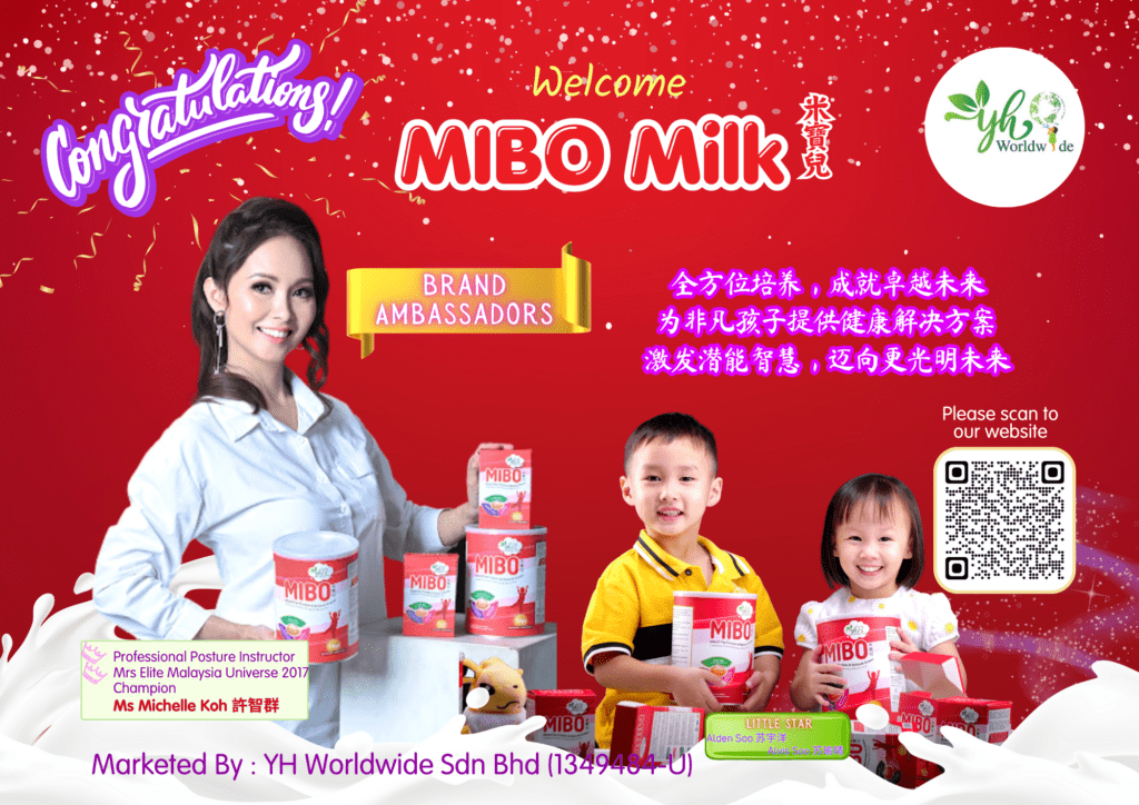 Brand Ambassador for MIBO MILK
